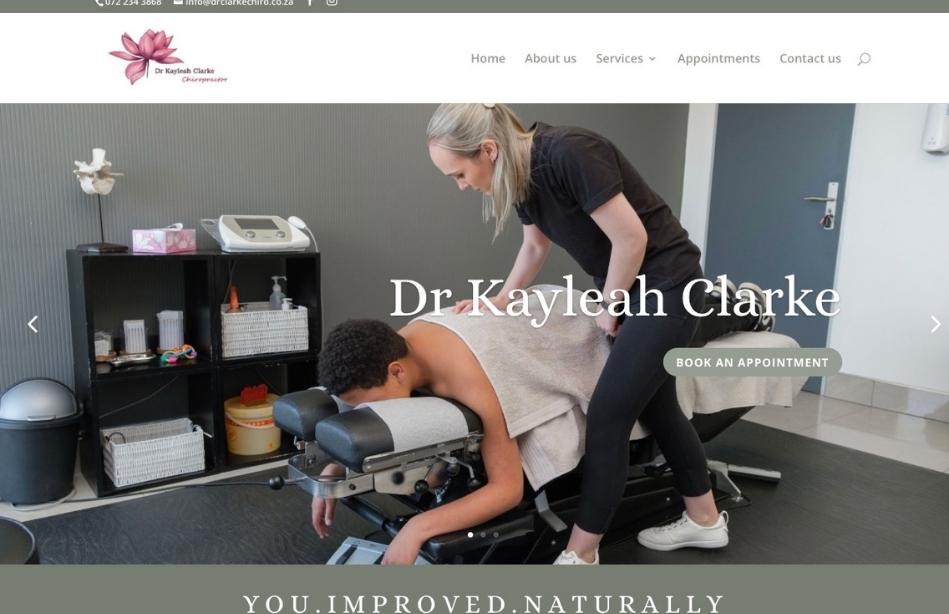 Dr Kayleah Clarke Chiropractor